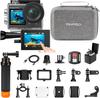 AKASO Brave 4 Pro Action 4K 20MP Dual Color 40M Underwater Camera with Image External HDMI 5x Floating and Storage Case Camera, Resolution,
