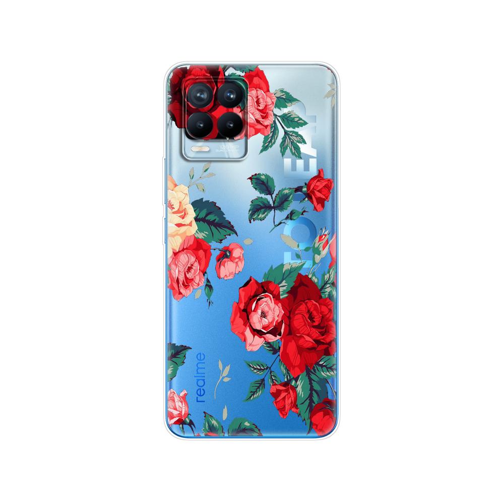 Чехол для Realme 8, 6,4 дюйма, мягкий силиконовый чехол из ТПУ для Realme 8 Pro OPPO Realme8 4G RMX3085, чехол для телефона, чехол, чехол-бампер, сумка
