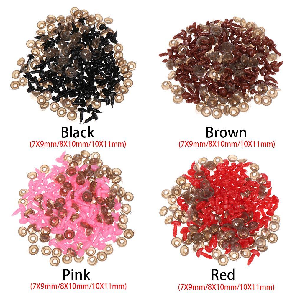 100pcs Crafts Plastic Triangle Noses For Dolls Toys For Bear Buttons Toy DIY Safety Nose Accessories
