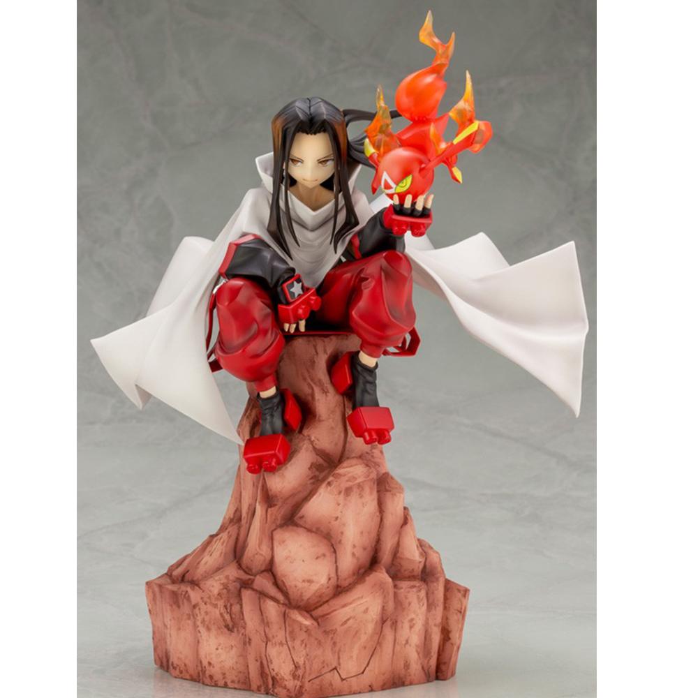 18 см Асакура Хао Аниме SHAMAN KING Фигурка Аниме Модель Игрушки Подарки Коллекция Фигурка Действия Украшения ПВХ Арт-объект Настольный