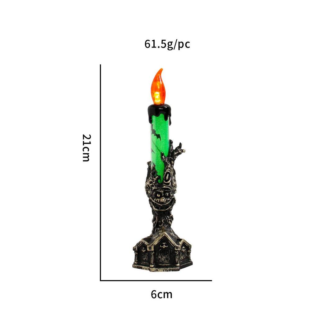 Подсвечник в виде руки призрака на Хэллоуин: Жуткая настольная лампа и креативное украшение в виде руки скелета