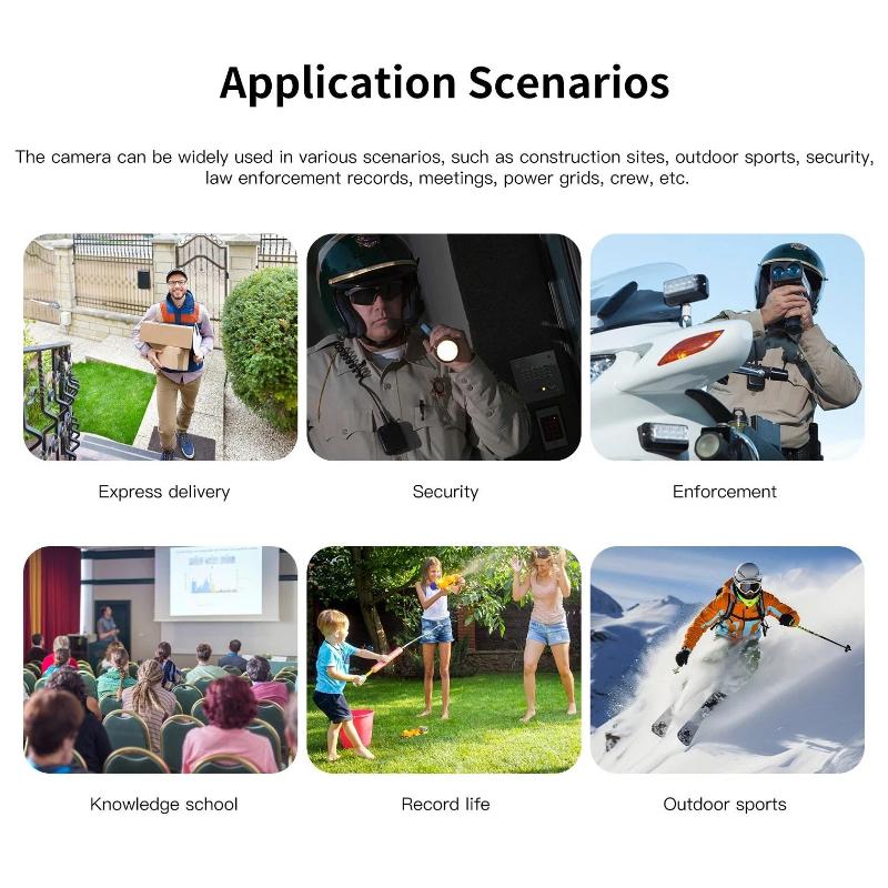 Камера с точкой доступа Wi-Fi, Портативный цифровой видеорегистратор, Ночное видение высокой четкости, Рекордер для правоохранительных органов