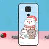 Чехол Персик и Кот Гома для Redmi Note 8 9 10 11 12 Pro Plus 10S 11S 12S Чехол для Redmi 9C 10A 10C 12C Coque