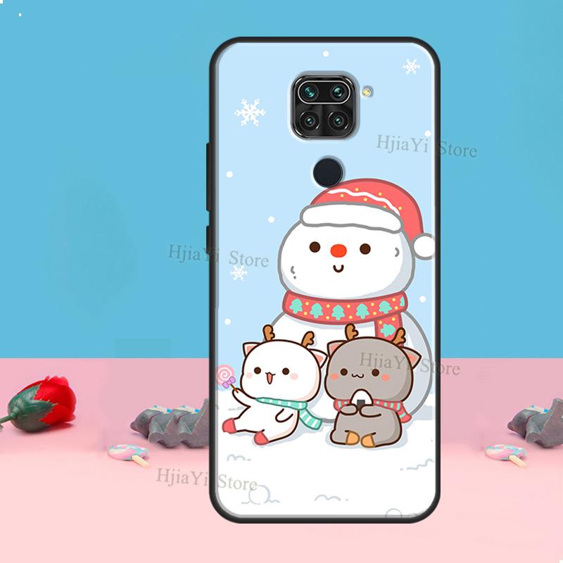 Чехол Персик и Кот Гома для Redmi Note 8 9 10 11 12 Pro Plus 10S 11S 12S Чехол для Redmi 9C 10A 10C 12C Coque