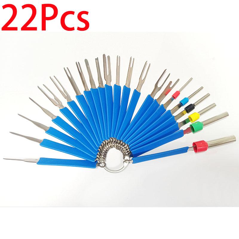 8-38Pcs Car Terminal Removal Pin Extractor Kit Electrical Wiring Crimp Connector Car Repair Tool Plug Puller Removal Tool