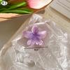 Gradient Transparent Large Flower Hair Clip Sweet Hair Claws for Women Resin Crab Clamp Barrettes Headwear Accessories