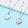 In My Heart Jewelry Forever and Always Chain Pendant Necklace Heart Shaped Photo Picture Locket