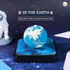 3D Time Piece Calendar 2026 3D Tear Away Earth Calendar Decoration, Paper Sculpture Non-stick Notes, Paper Carving Art Xmas Gift