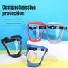 Full Face Shield Transparent Anti-Fog Protective Face Shield with Adjustable Band Reusable High-Definition Plastic Face Guard for Adults