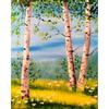 DIY Forest Tree 5D Diamond Painting Full Round Drill Scenic Diamond Embroidery Cross Stitch Mosaic Kits Wall Art Home Decor