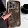Свитер медведь подходит для чехла на мобильный телефон Apple 16Pro iPhone15Pro новый защитный чехол 14 премиум 17 милый