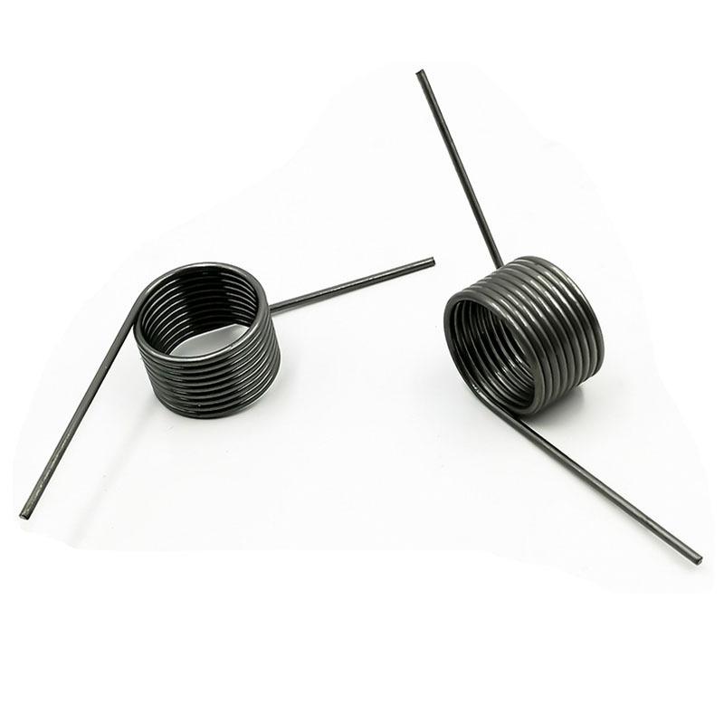 5PCS 65Mn Steel Helical Torsion Spring V-Shaped Helicaltorsio Ring Wire Diameter 0.7mm Angle 60/90/120/180 Degrees