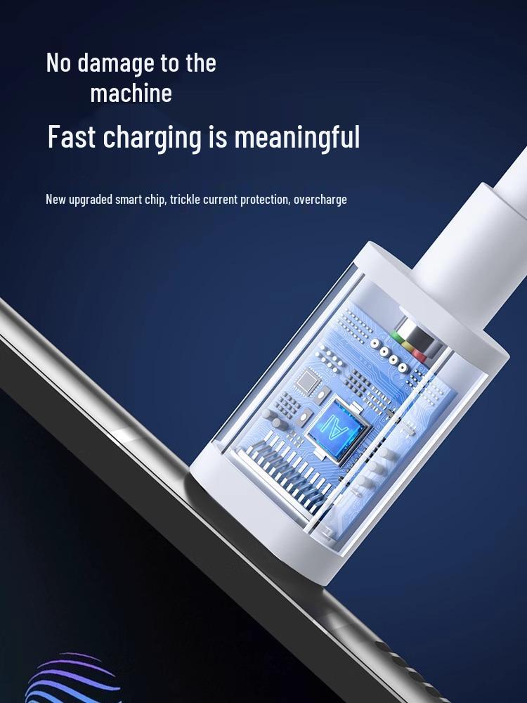 Кабель USB Type-C для быстрой зарядки 6A для Huawei, Xiaomi, Redmi, Vivo, Honor