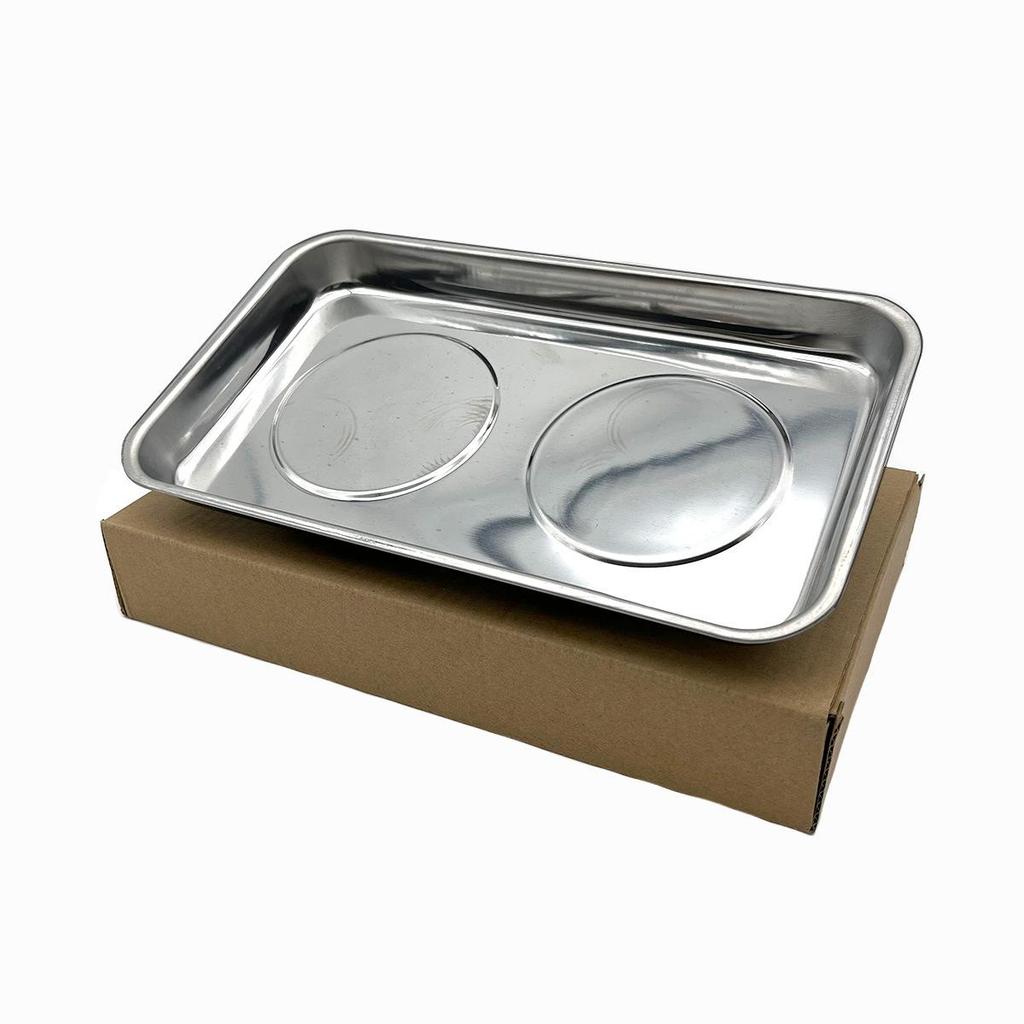 Набор магнитных мисок из нержавеющей стали - 5 штук, тарелки для хранения размером 3", 4" и 6" для инструментов