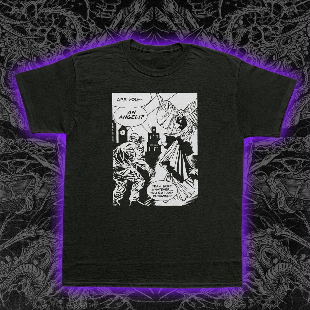 Lovesliescrushing Ketamine Angel T-Shirt Shoegaze Dream Pop 90s Music S-5XL