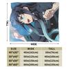 Muichiro Tokito Anime Warm Soft Blankets  Airplane Travel Plush Throw Blanket Funny Couch Chair Flannel Bedspread Sofa Bed Cover