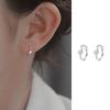 Серьги-гвоздики из серебра 925 пробы с цирконами Элегантные Роскошные Свадебные Украшения Для Женщин Гипоаллергенное Дизайнерское Кольцо