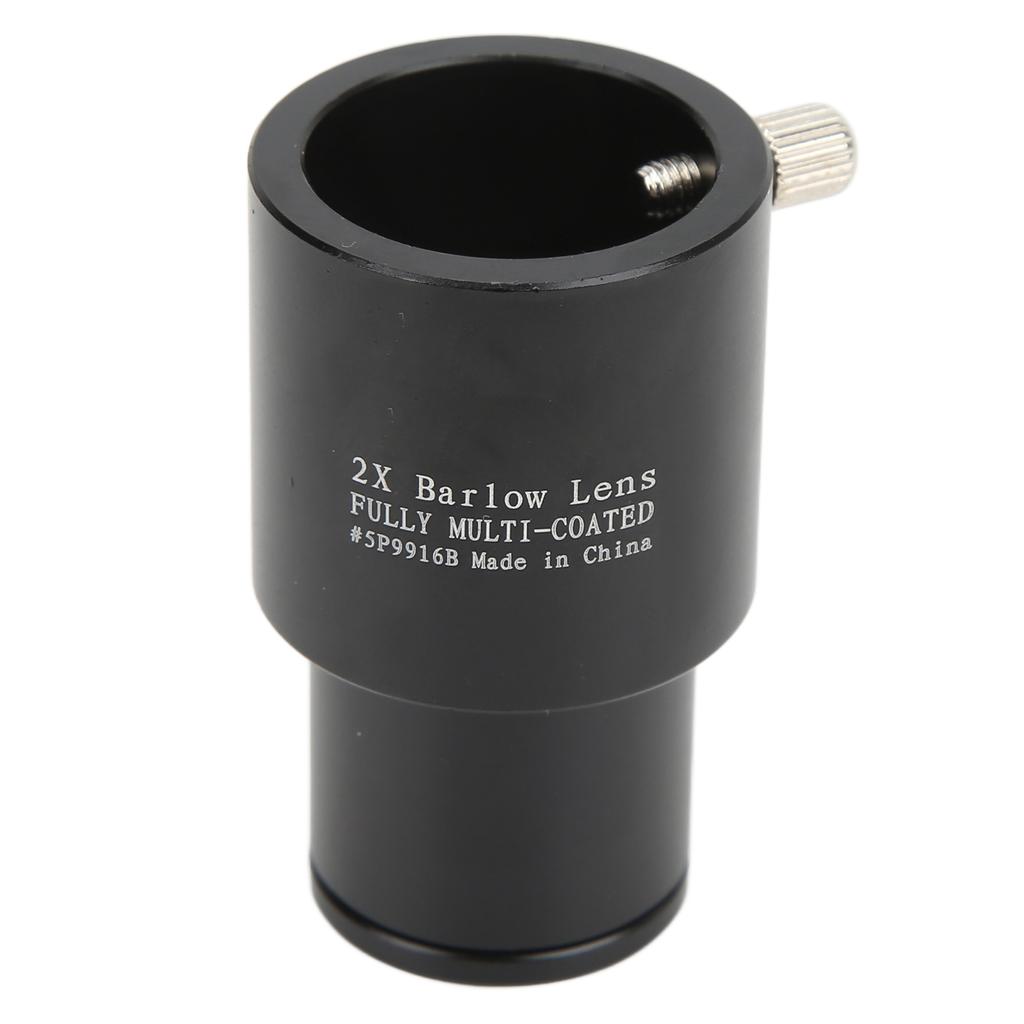 Линза Барлоу 2X Полностью Многослойное Покрытие Стекло Телескоп Линза Барлоу для 0,965 дюйма Окуляр Астрономического Телескопа