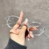 Transparent Oval Computer Glasses Frame Women Men Anti Blue Light Round Eyewear Blocking Optical Spectacle Ellipse Eyeglasses