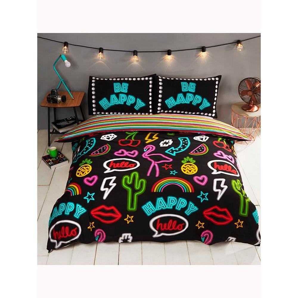 Rapport Неоновый комплект пододеяльников Be Happy