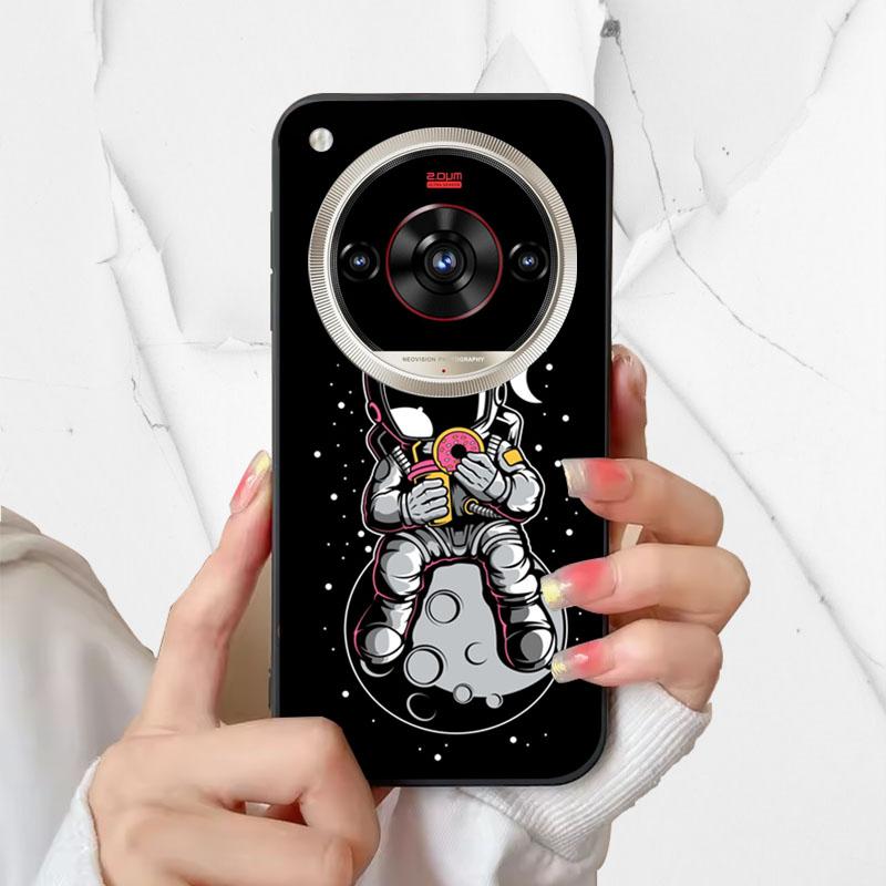Fundas For ZTE Nubia Focus 2 Ultra Focus2Ultra Z2463N Fashion Astronaut Silicone Soft TPU Phone Case Cover Protective Shell Capa
