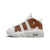Баскетбольные кожаные детские кроссовки Air More Uptempo PS White Phantom Black DZ5322-001