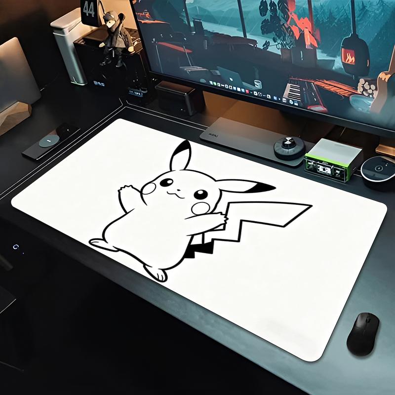 Mouse Pad Professional E-sports Gamer Speed Pokemon Pikachu Mousepad Gaming Non-Slip Extended Keyboard Desk Mat Notbook Mousepad