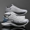 Summer Thick-soled Trendy Sports Shoes Lightweight Breathable Flying Woven Running Shoes Men's Youth Shoes
