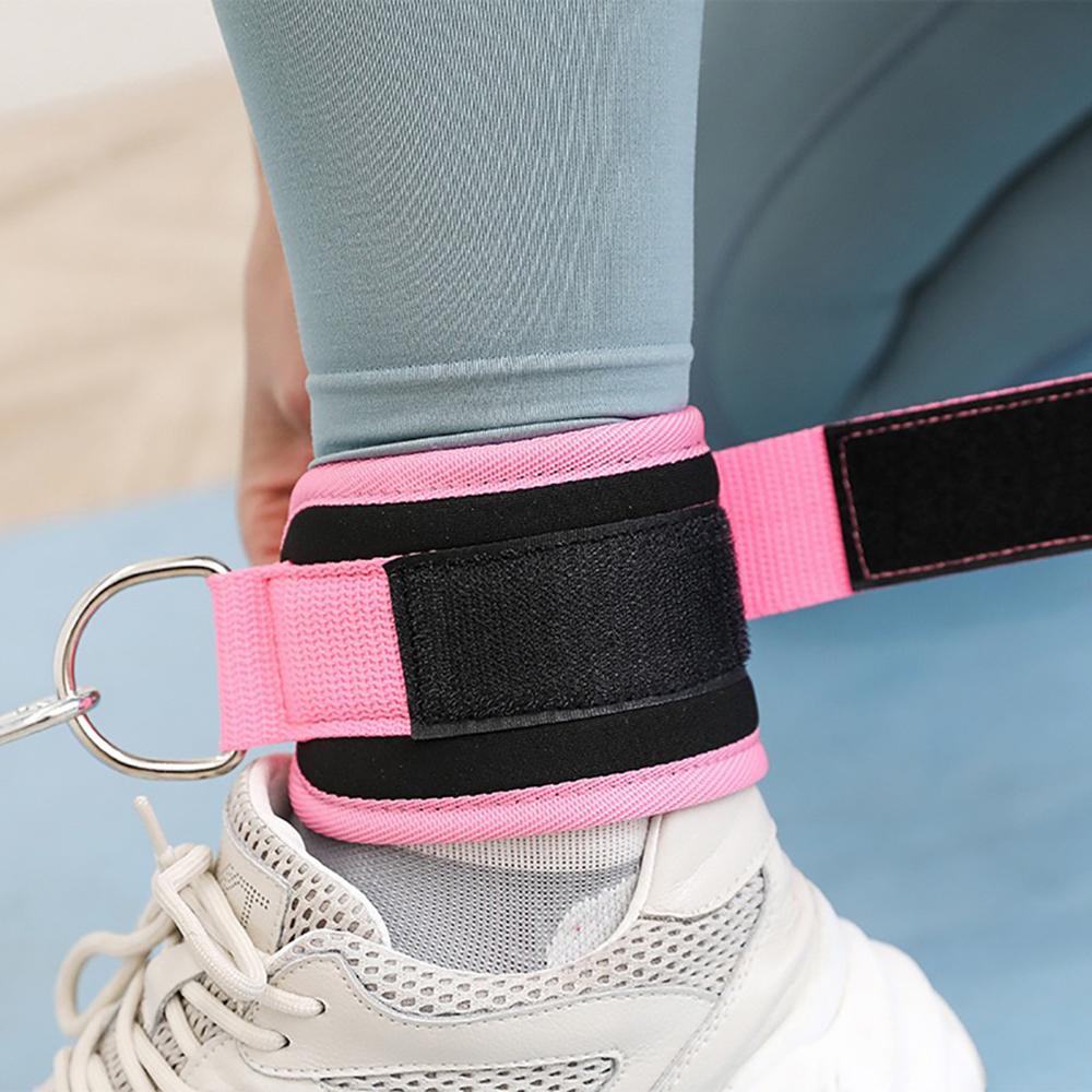 Фитнес-ремешки на лодыжку izable Fit с D-образным кольцом, манжеты для лодыжек, тренировки в тренажерном зале, ягодицы, ноги, сила, спортивная защита для стоп
