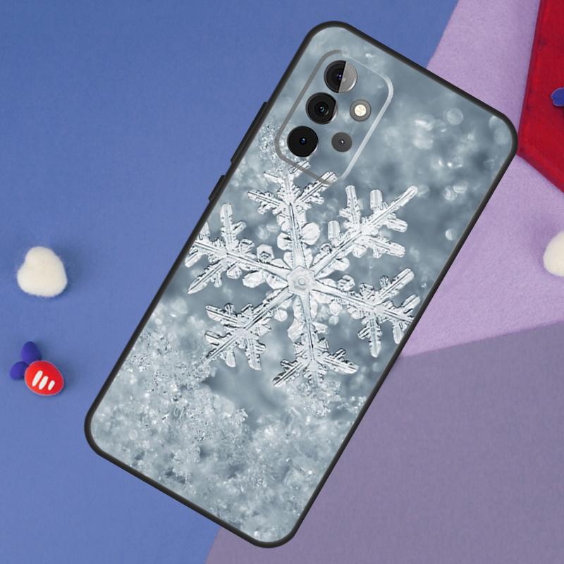 Чехол 'Рождественские снежинки' для Samsung Galaxy A52 A53 A33 A13 A34 A54 A14 A35 A55 A15 A56 A36 A26 A16 A06 A22 A32