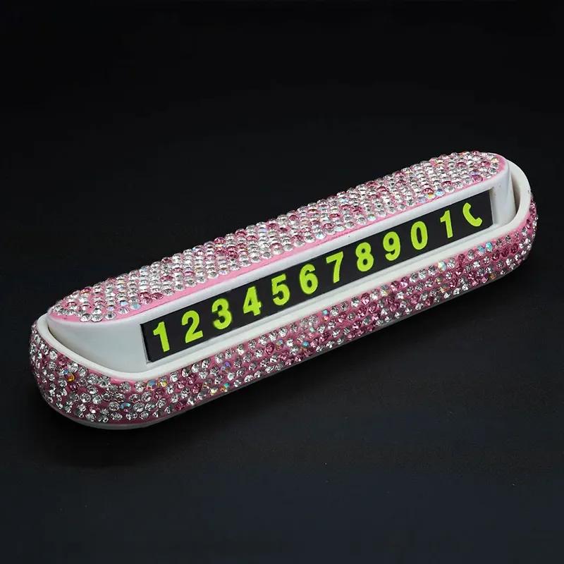 Временная карта парковки автомобиля Bling, номер телефона автомобиля, защита конфиденциальности, мгновенное переключение номера отображения и скрытие