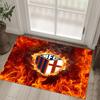 Bologna FC Design Crystal Velvet Carpet Cozy Non?Slip Printed Rug For Bedroom Living Room Entrance
