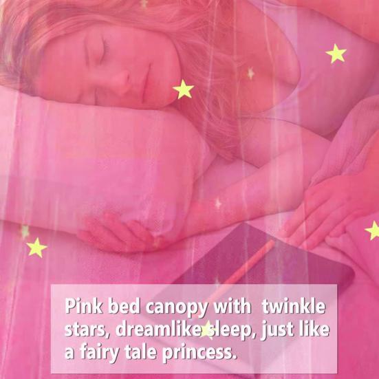 1 компл. купольный балдахин для кровати, складной светящийся в темноте полиэстеровый балдахин со звездами и принцессой, декор для спальни, предметы домашнего обихода