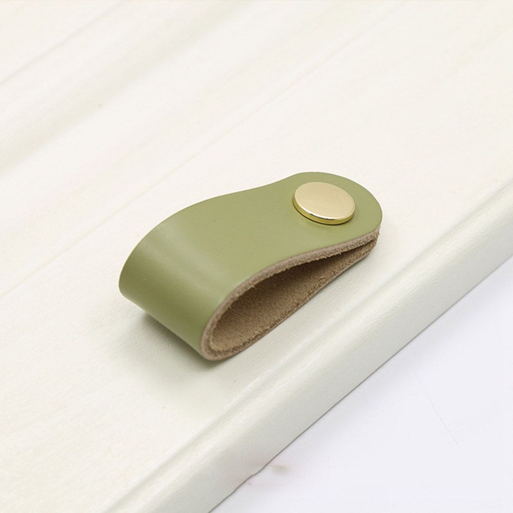 Кухонный шкаф Фурнитура для шкафа Мягкие ручки для ящиков Мебельные ручки Кожаные ручки Дверные ручки