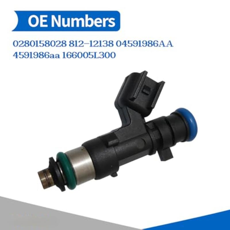 6PCS 0280158028 Fuel Injector For Dodge Avanger 2.7L 3.5L 2008-2010 Journey Stratus For Chrysler Cirrus 81212138 4591986AA