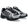 Asics GEL Kayano 12.1 Износостойкие Низкие Повседневные Городские Кроссовки для Бега Унисекс Серебристо-Черные Кроссовки 1203A759-001