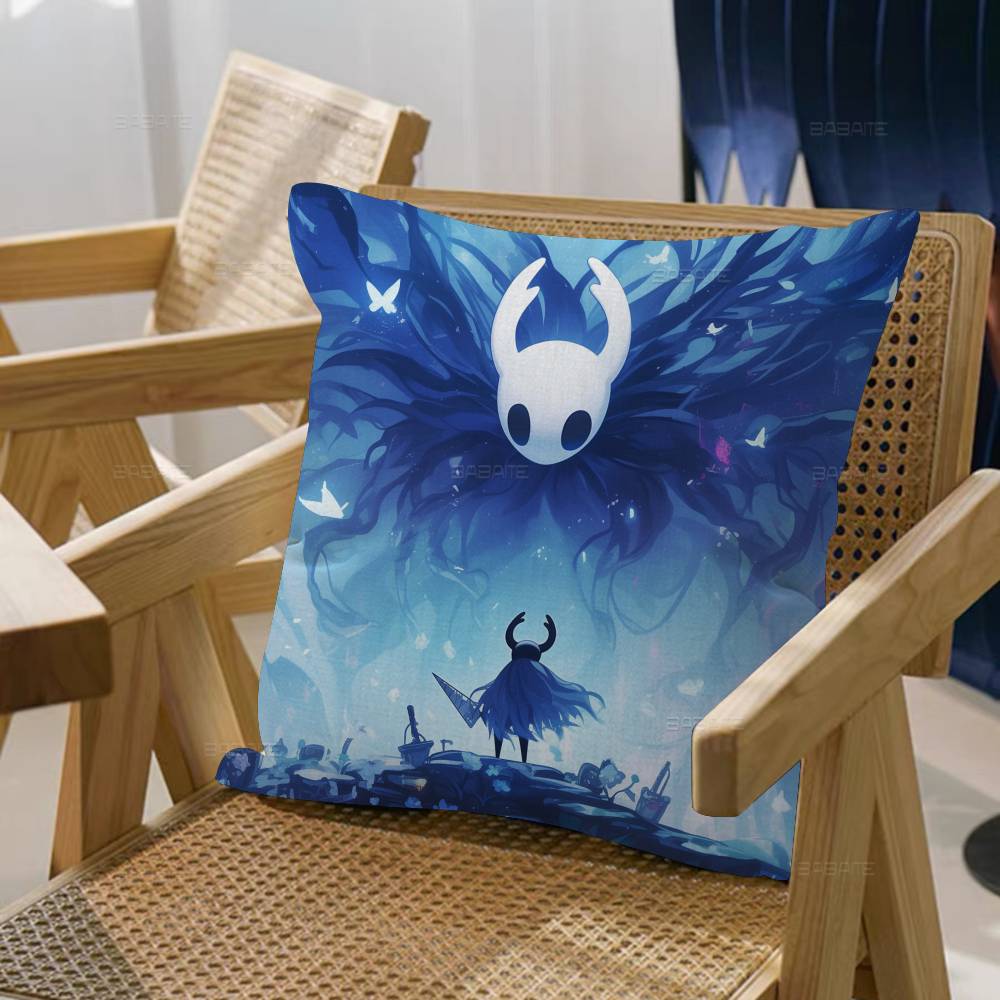 Наволочки Hollow Knight Мультяшные Декоративные для Дивана Домашние Двусторонние Короткий Плюш Милая Подушка