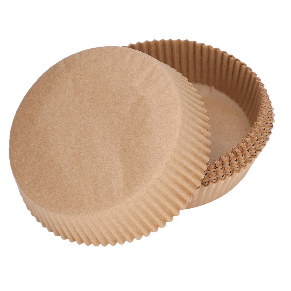 200pcs Non-Stick Surface Air Fryer Liner Unbleached Paper Non-Stick Paper Liner Baking Roasting