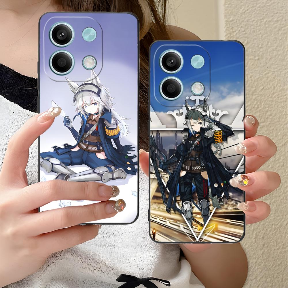 Arknights Grani Матовый ТПУ Чехол для Мобильного Телефона для Xiaomi Redmi Note 14 13 12 11 S Pro Plus 4G 5G Цветная Печать Обложка