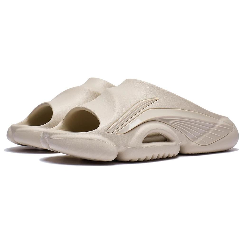 Li Ning Badfive Slide Quiet One Strap Sandals Мужские сандалии Fog-Khaki ABTT003-3