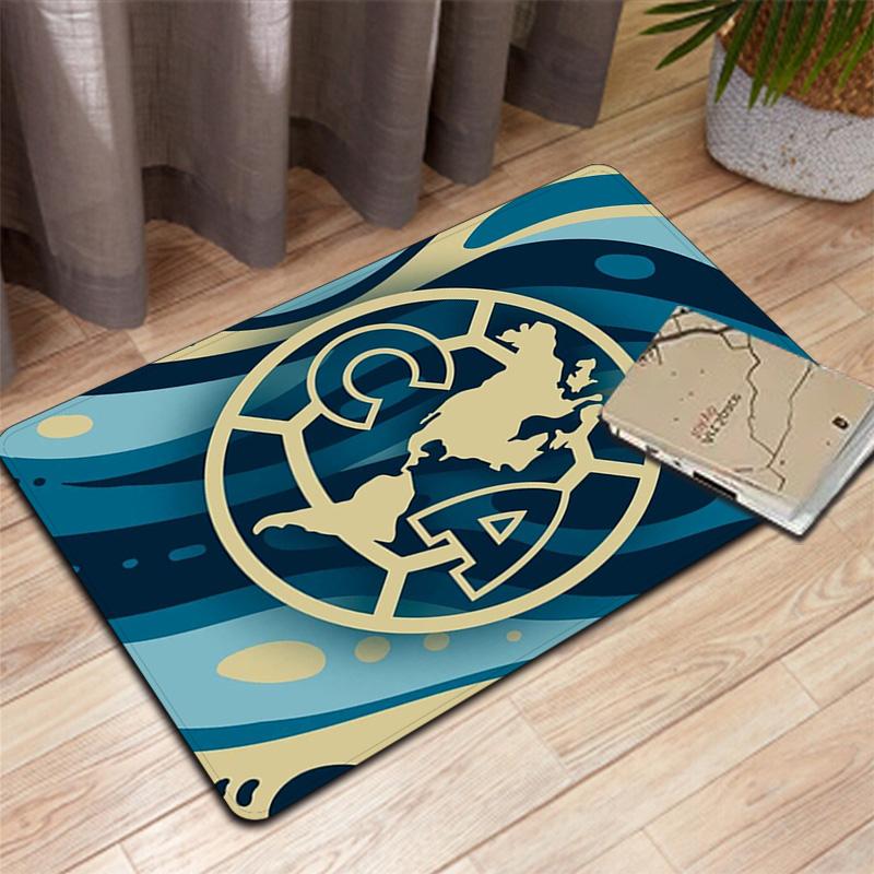 Club América logo Rug Floor Mat for Living Room or Bedroom Soft and Comfortable Carpet a Gift for Birthday and Holiday.