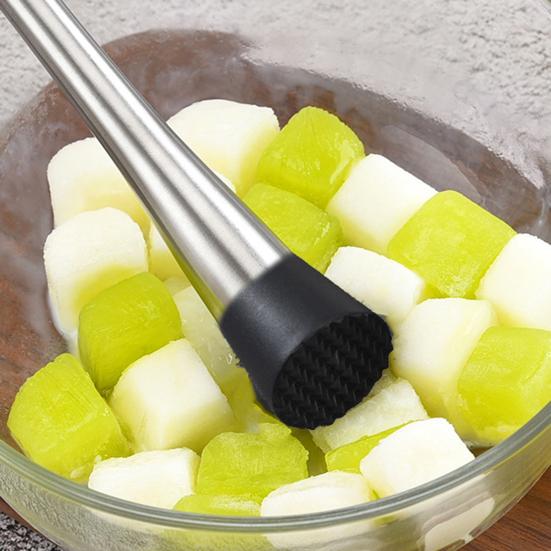 Коктейльный мадлер из нержавеющей стали для мохито, лимонада, фруктовых напитков, барных принадлежностей с длинной ручкой для домашнего бармена, ресторана