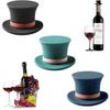 Wine Stoppers, Funny and Reusable Silicone Bottle Stopper and Caps, Decorative Wine Sealer Preserver Accessory Set for Christmas Holiday