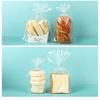 100pcs Transparent Bread Packaging Bags Kitchen Durable Baking Pouches Party Favors