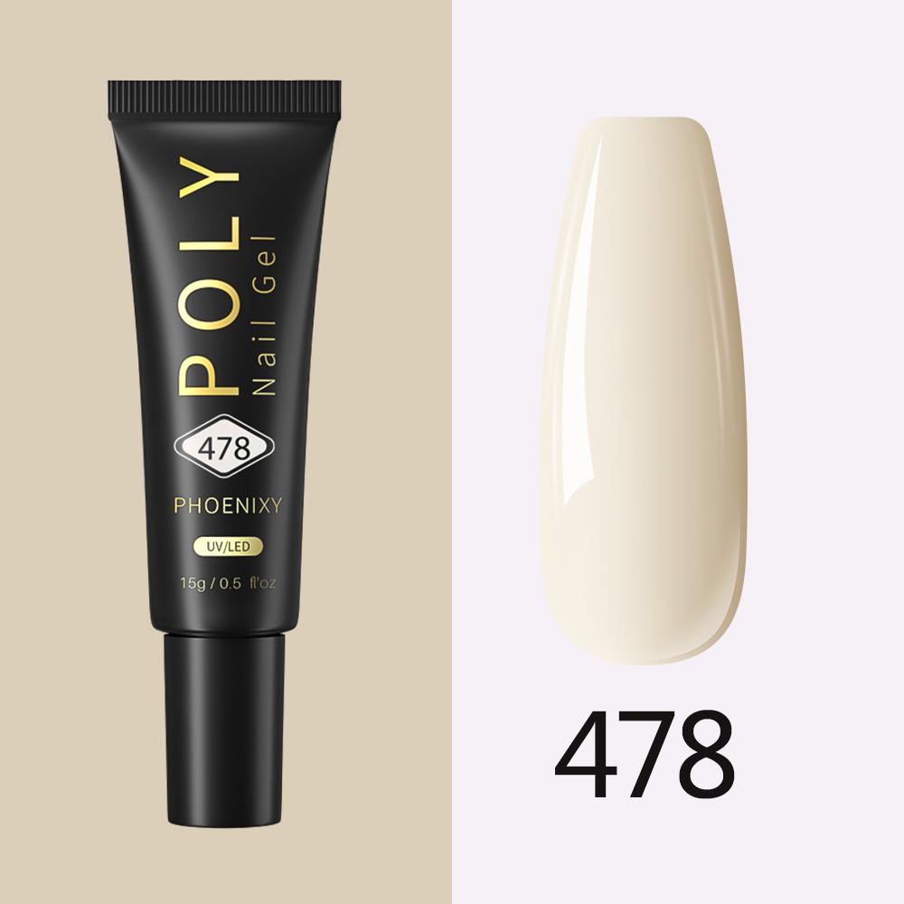 PHOENIXY 37 цветов поли УФ-гель для наращивания ногтей с блестящим лаком для ногтей для шедевров нейл-арта с использованием полигеля
