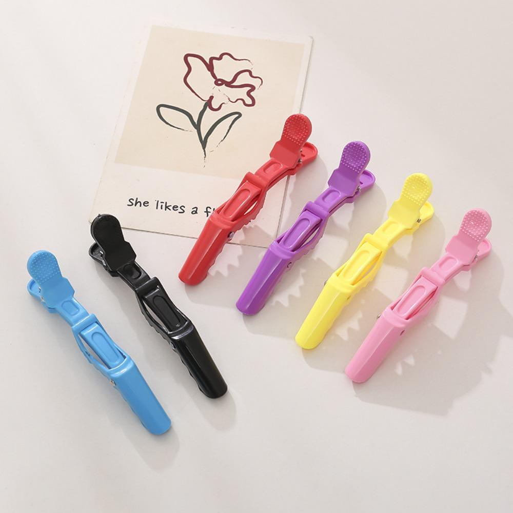 5pcs/set Plastic Alligator Hairpin Fashion Hair Grip Clips Haircut Section Clamps Girls