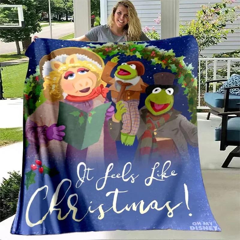 The Muppet Christmas Carol Blanket Vacation Santa Plush Warm UltraSoft FlannelFleece Throw Blanket For Sofa Bedspread Cover Gift
