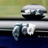 6Pcs Mini Cat Statues Car Center Console Decoration Set Adorable Simple Installation Rear View Mirror Cute Kitty Figurines
