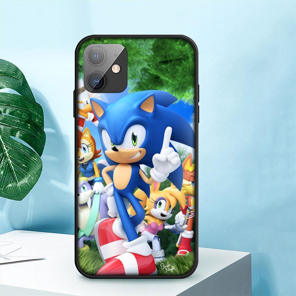 Anime S-Sonics Wallpaper Hedgehogs Cover Case for Apple iPhone 15 14 13 12 Mini 11 Pro X XR XS Max 7 8 Plus + 15+ Phone Casing