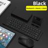Bluetooth-клавиатура, тройная складная клавиатура, подходит для iPad, мини-клавиатура для мобильного телефона и планшета для делового офиса, подходит для всех систем